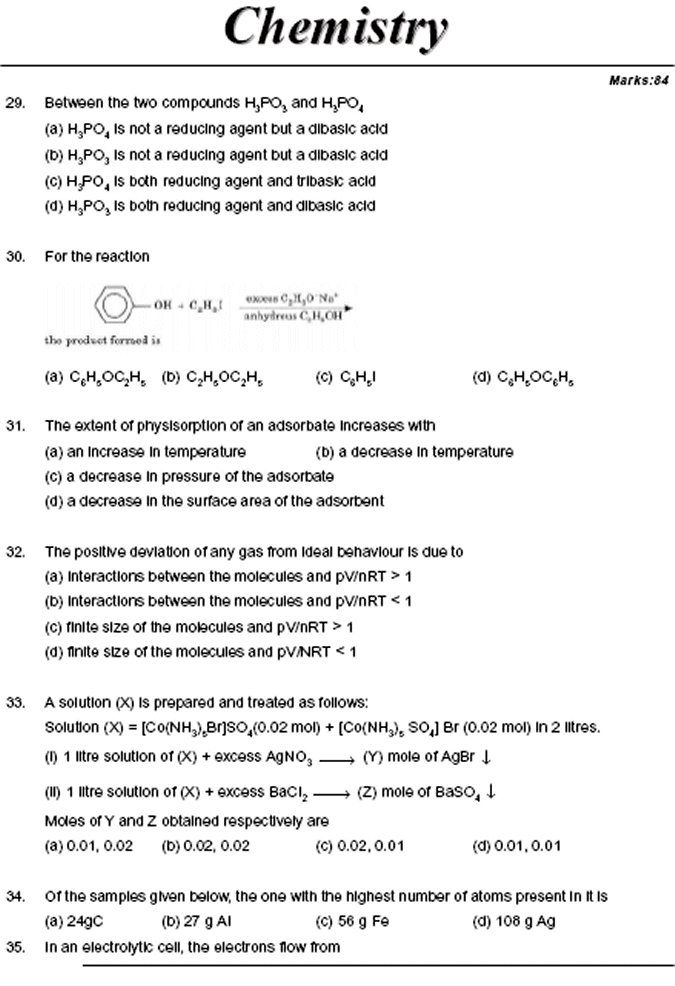 chemistry essay answers